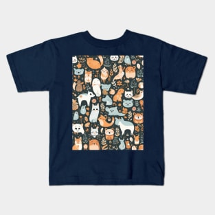 Cute animals pattern gift ideas Kids T-Shirt